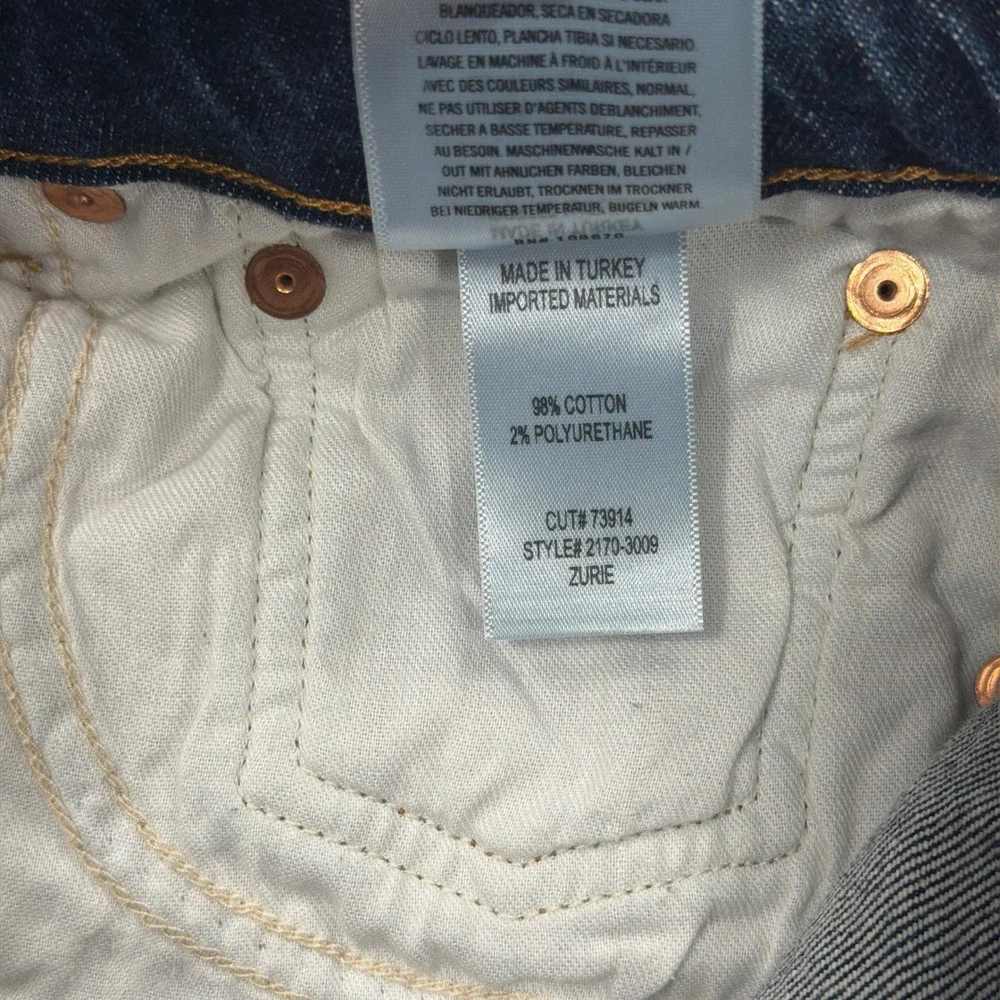 Citizens of Humanity Jeans Zurie High Rise Straight Blue Women 28